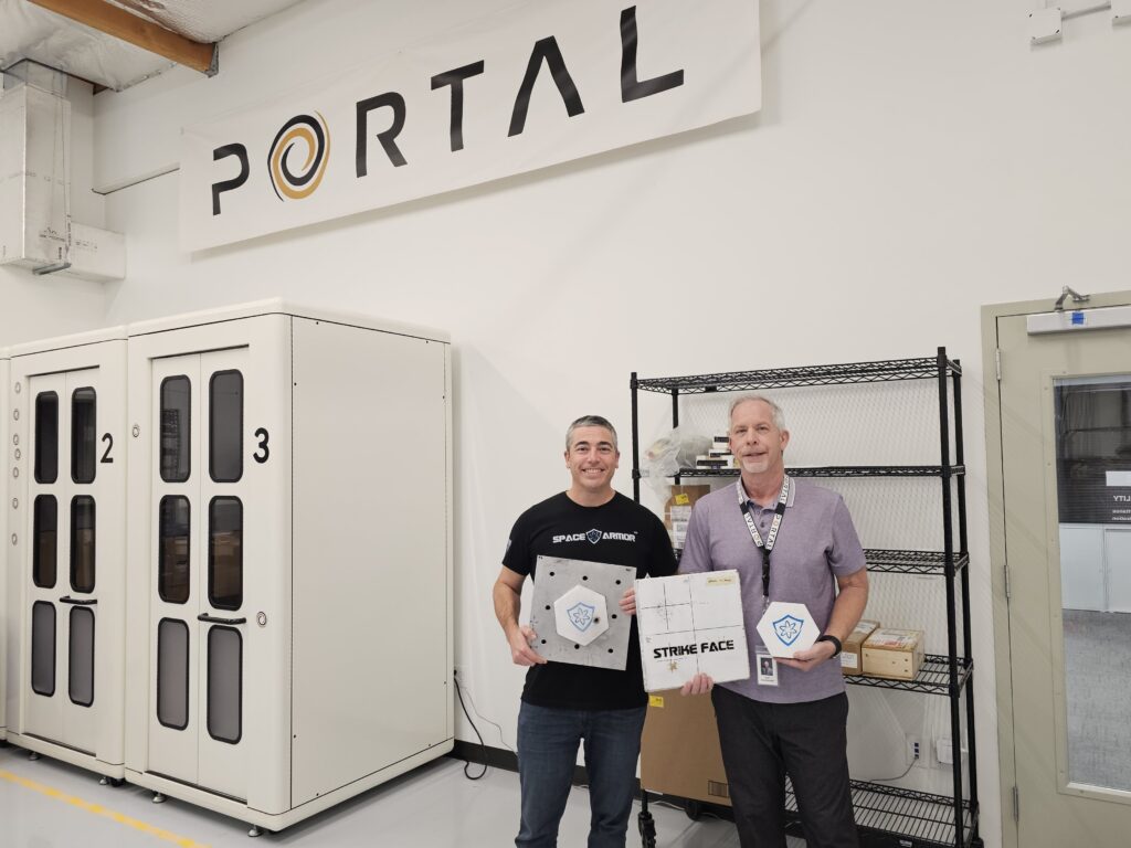 Atomic-6 CEO Trevor Smith and Portal Space Systems CEO Jeff Thornburg