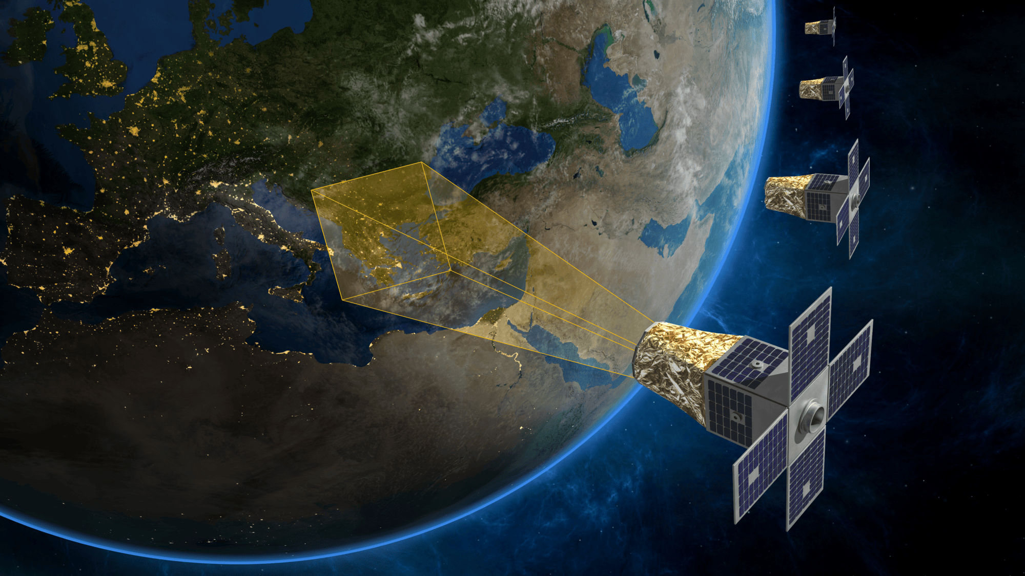 Open Cosmos constellation of Greek satellites
